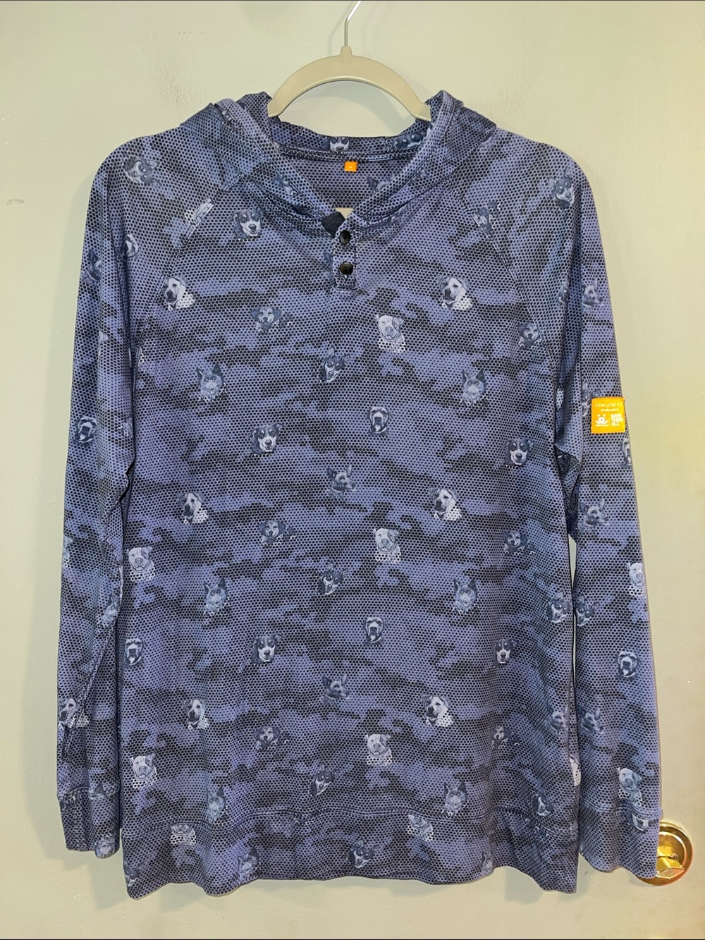 Con.Struct Men's Bestfriend Dog Lightweight Hoodie‎ Size M